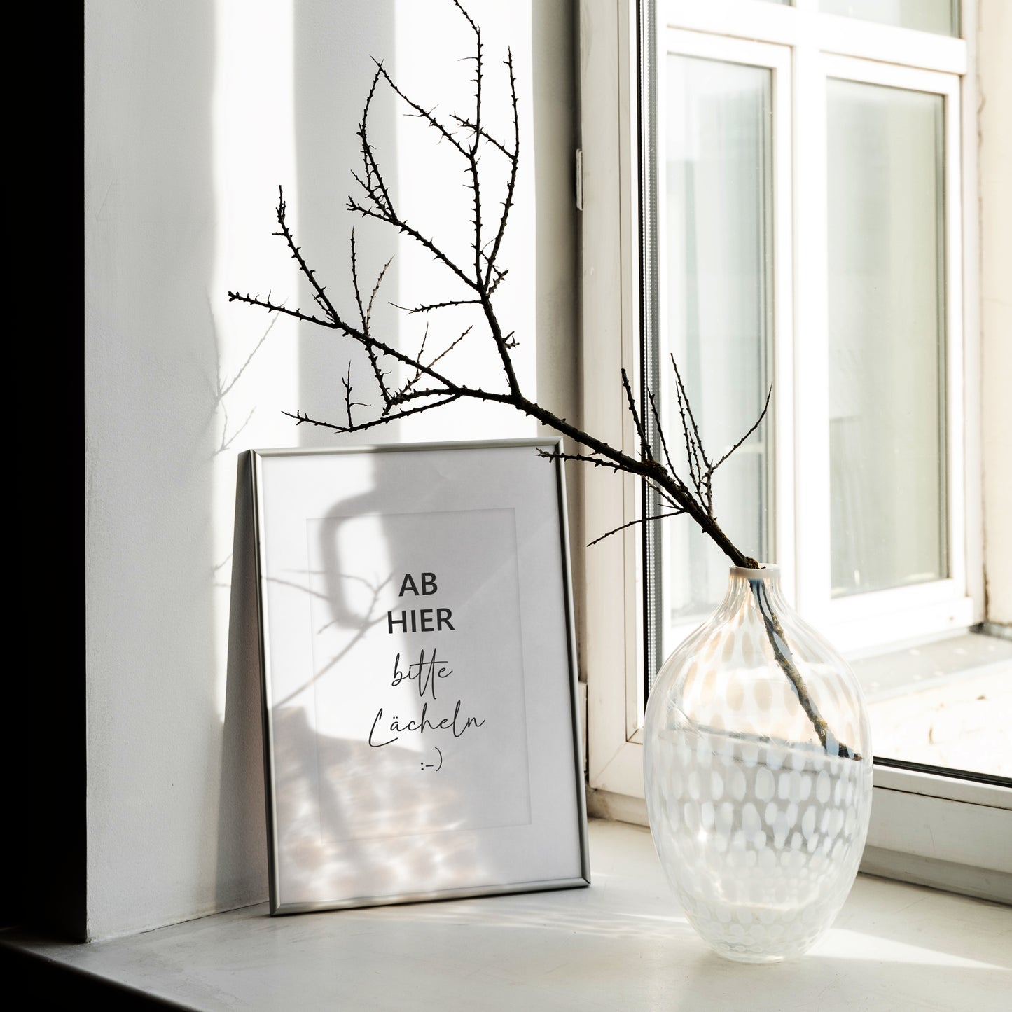 Ab hier bitte Lächeln Poster