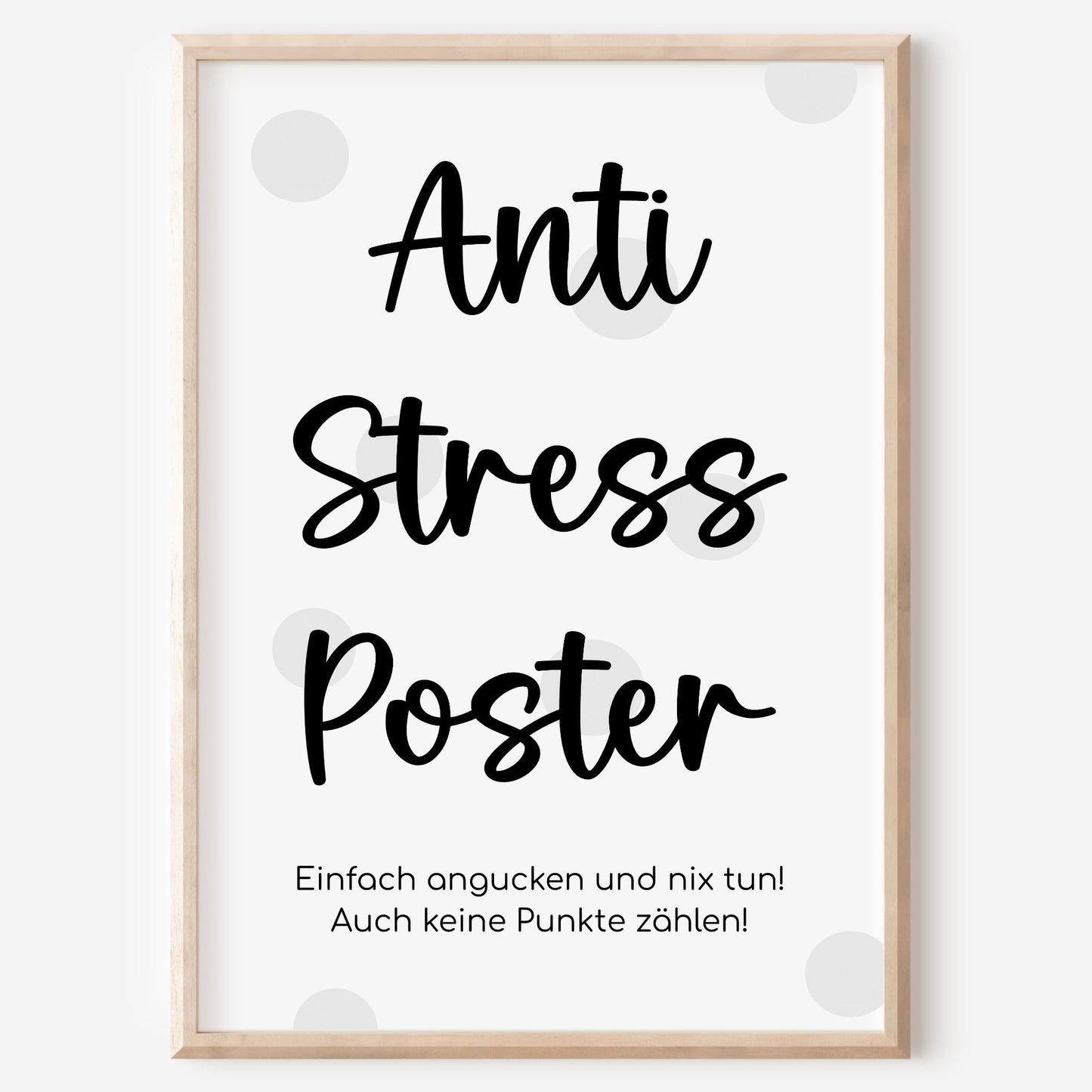 Anti Stress Poster Zuhause Arbeitszimmer Home