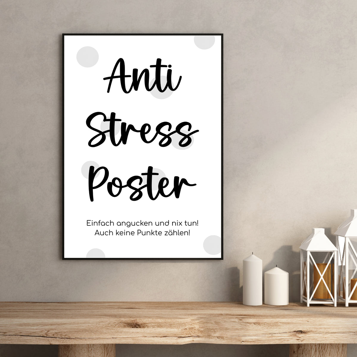 Anti Stress Poster Zuhause Arbeitszimmer Home