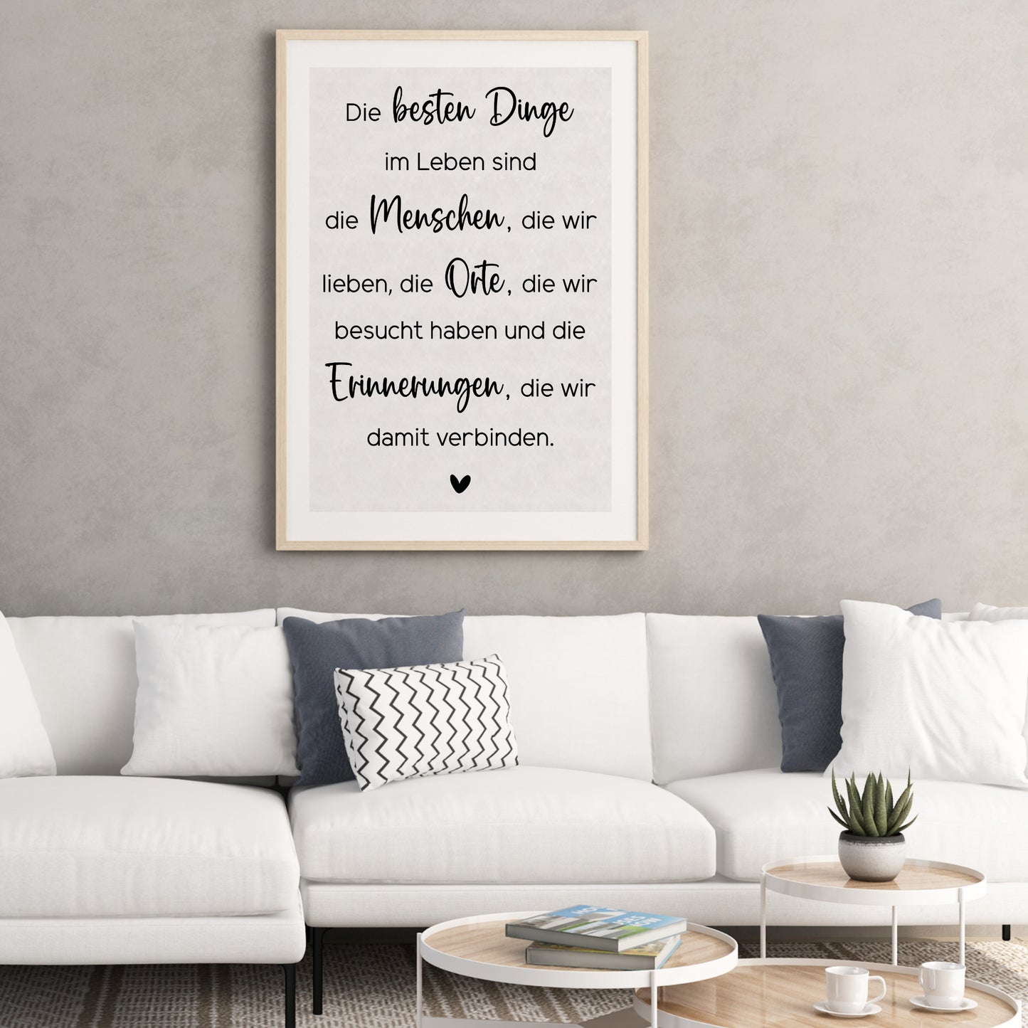 Beste Dinge Poster Zuhause Familie Home