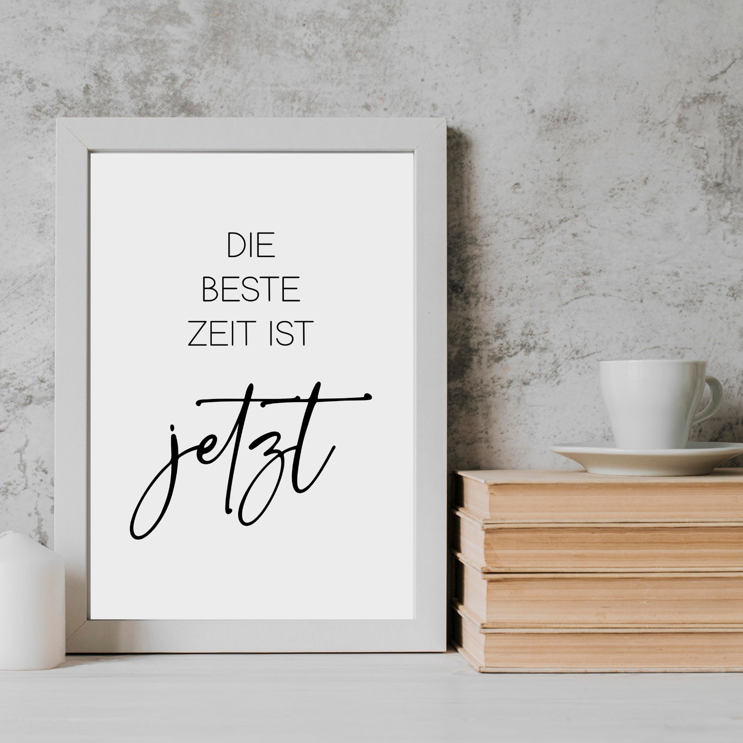 Beste Zeit Poster Home Zuhause Arbeitszimmer