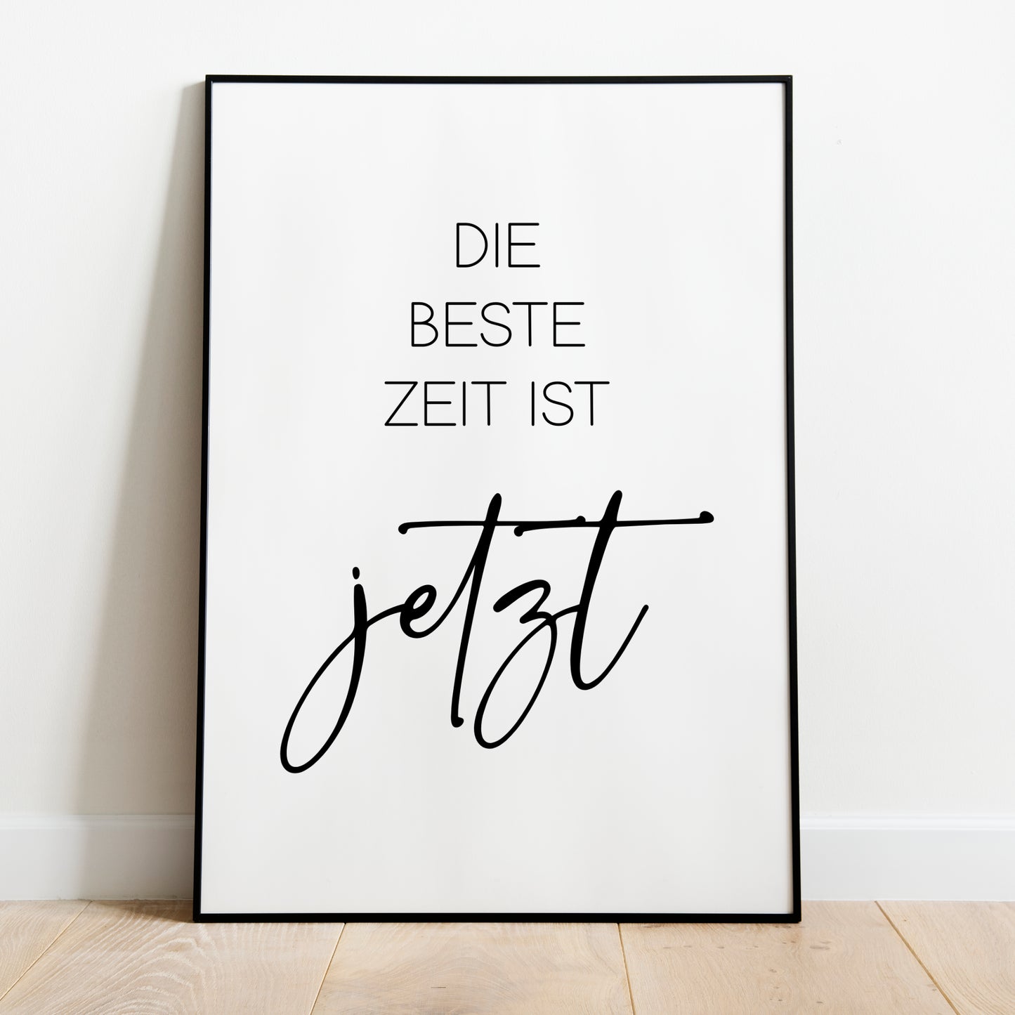 Beste Zeit Poster Home Zuhause Arbeitszimmer