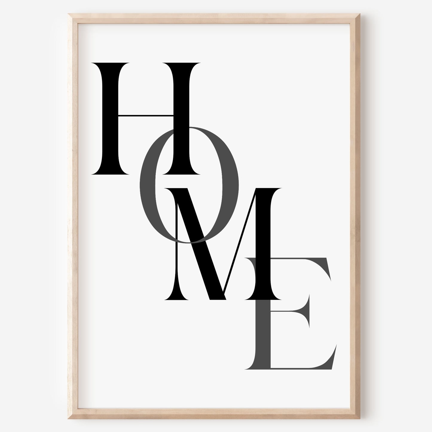 Home Poster Eingang Flur Wohnzimmer Wanddeko Geschenk Familie Zuhause