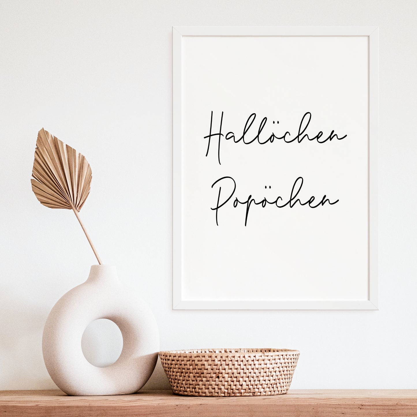 Hallöchen Popöchen Poster Badezimmer Toilette Gäste WC