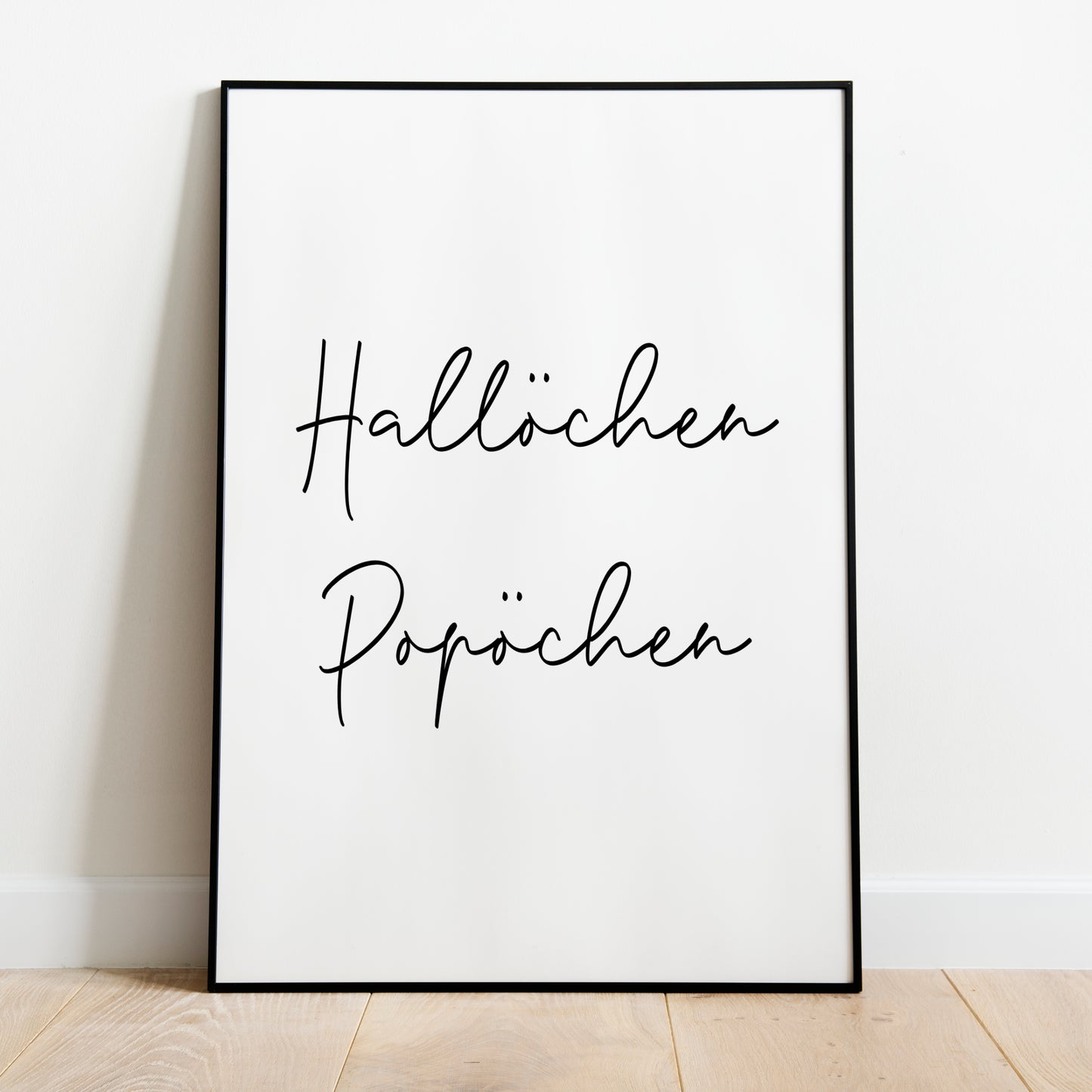 Hallöchen Popöchen Poster Badezimmer Toilette Gäste WC