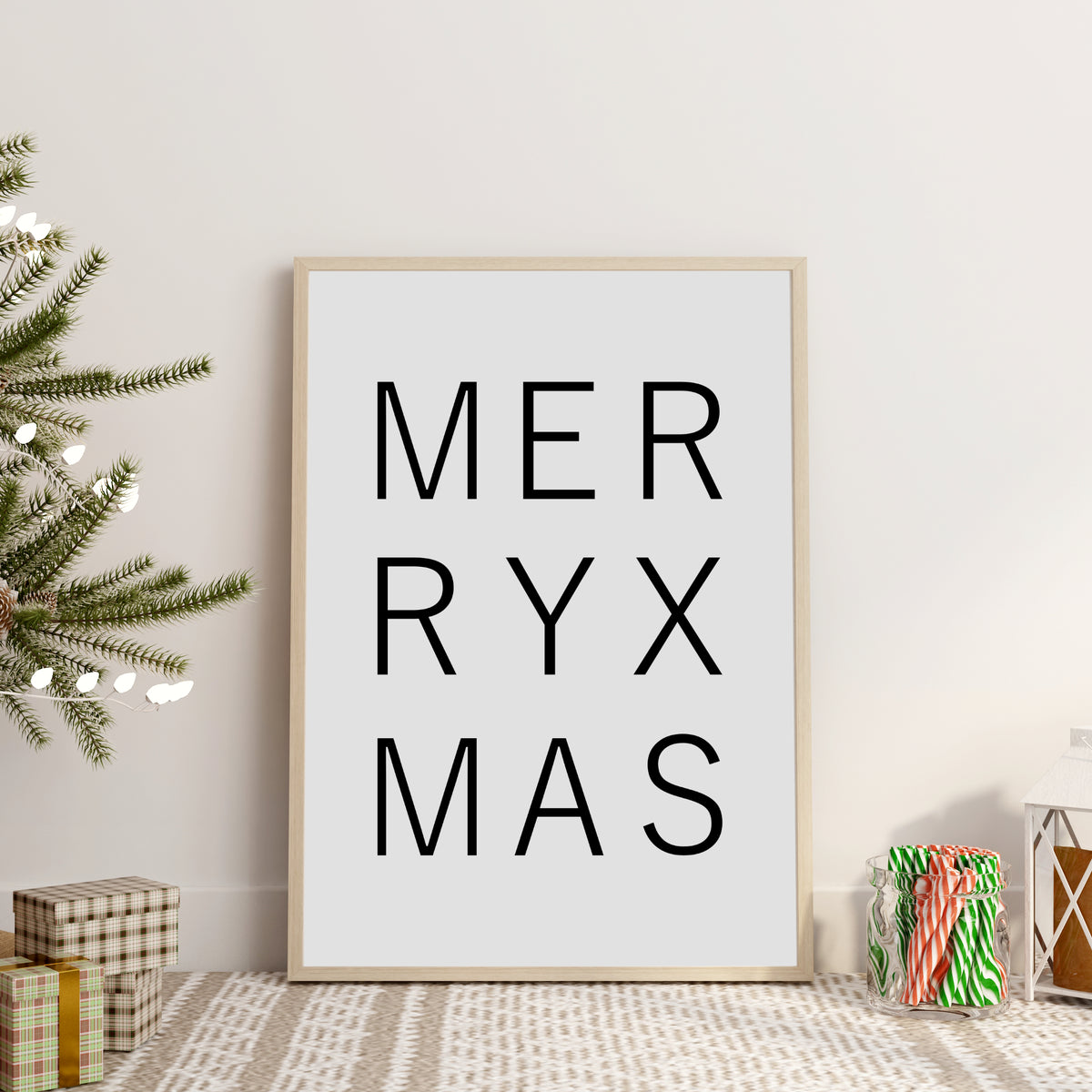 Weihnachten Poster XMAS Weihnachtsdeko Weihnachtsposter