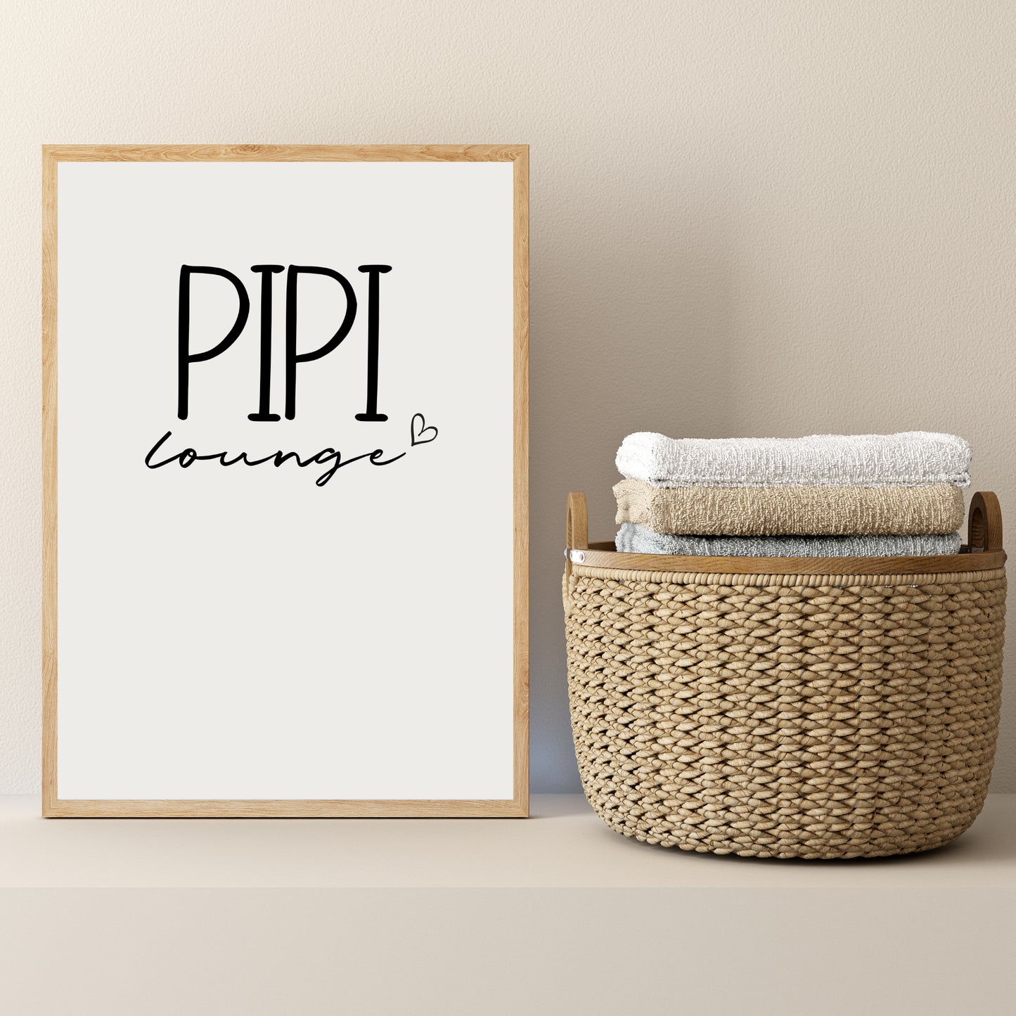 Pipi Lounge Poster Badezimmer Toilette Gäste WC