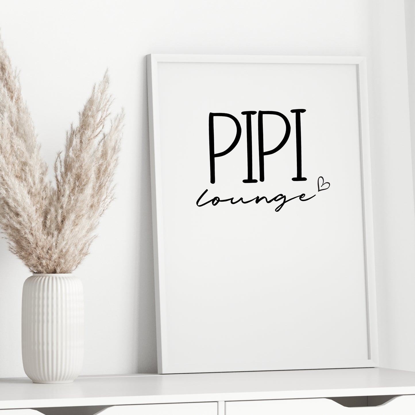 Pipi Lounge Poster Badezimmer Toilette Gäste WC