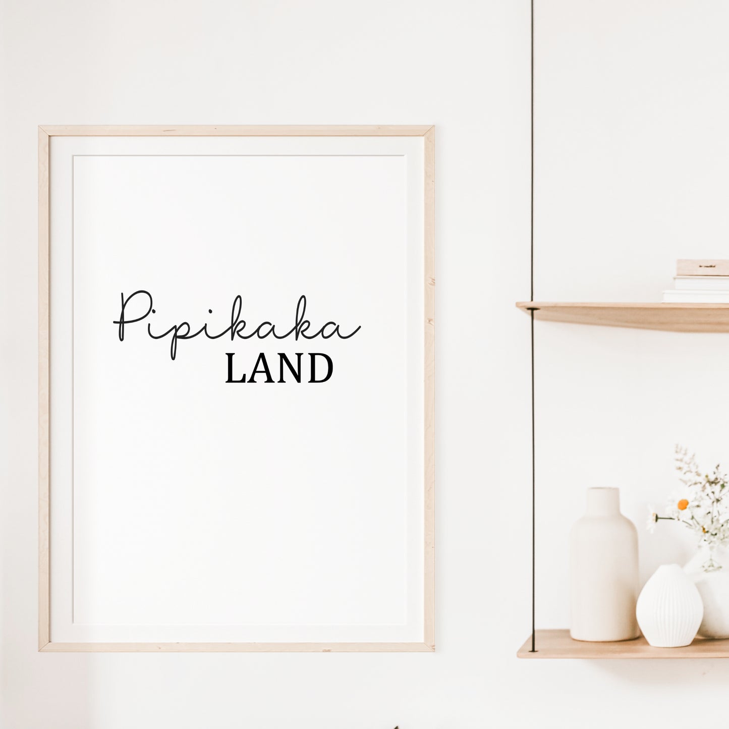 Pipikaka Land Poster Badezimmer Toilette Gäste WC