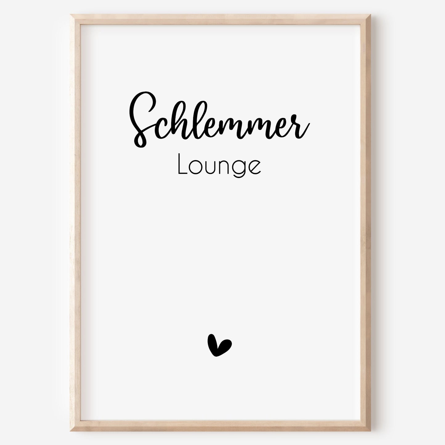 Schlemmer Lounge Poster Küchenbild Familie Home Zuhause Wanddeko