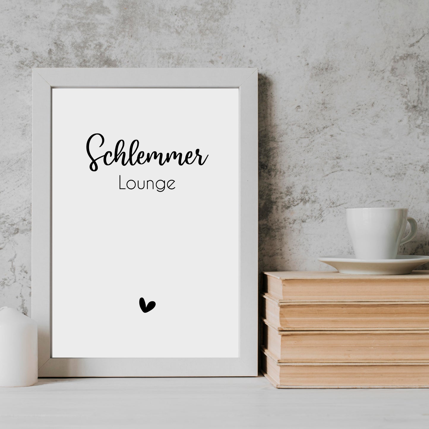 Schlemmer Lounge Poster Küchenbild Familie Home Zuhause Wanddeko