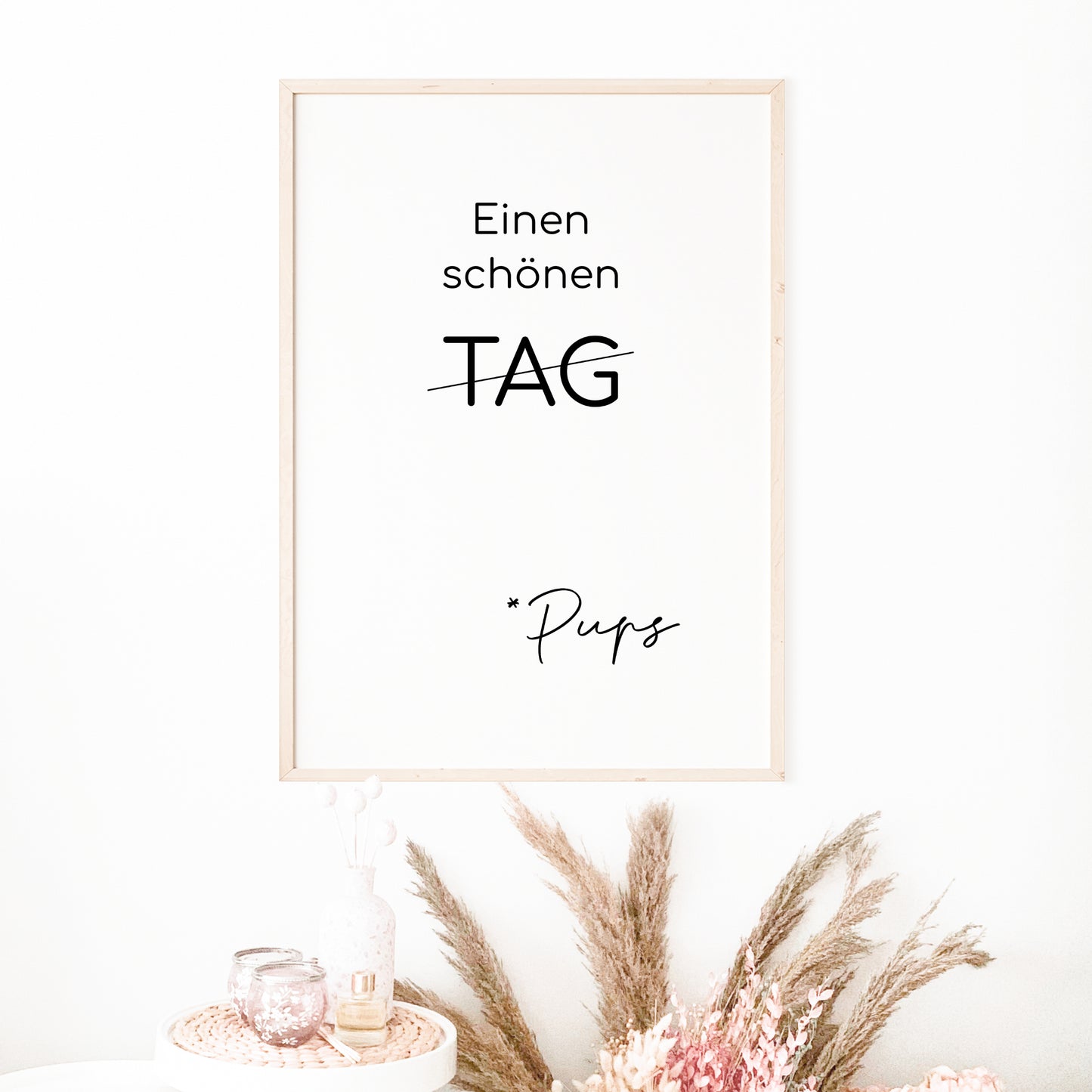Schönen Tag Poster Badezimmer Toilette Gäste WC