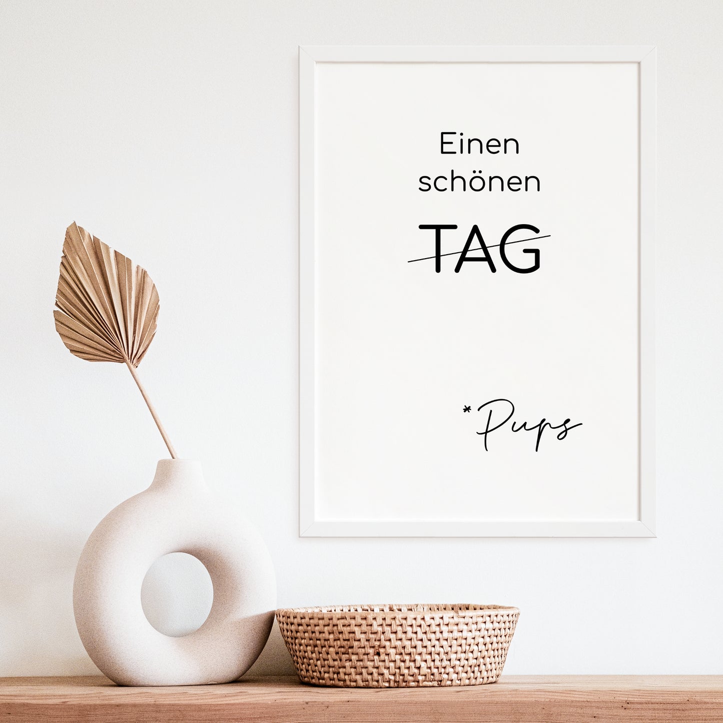 Schönen Tag Poster Badezimmer Toilette Gäste WC