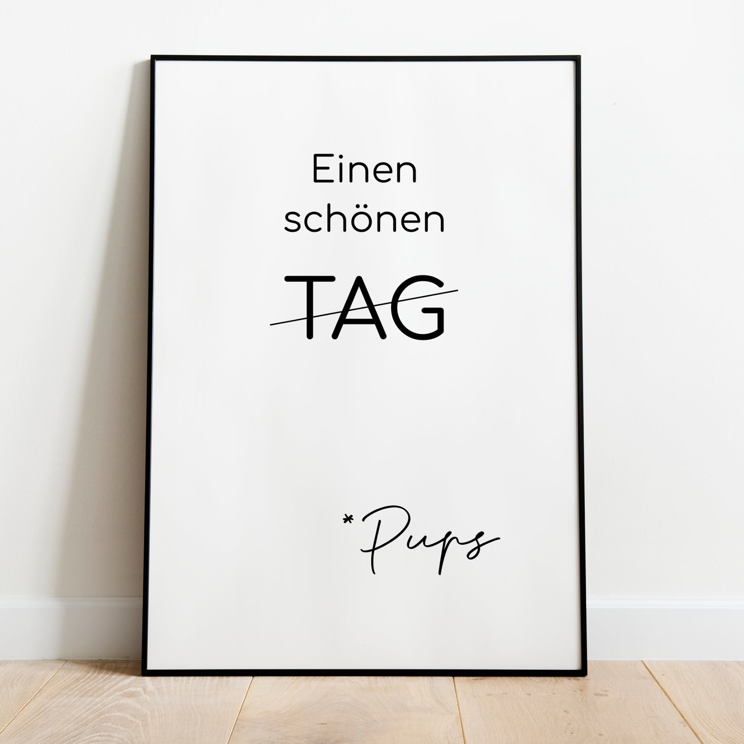 Schönen Tag Poster Badezimmer Toilette Gäste WC