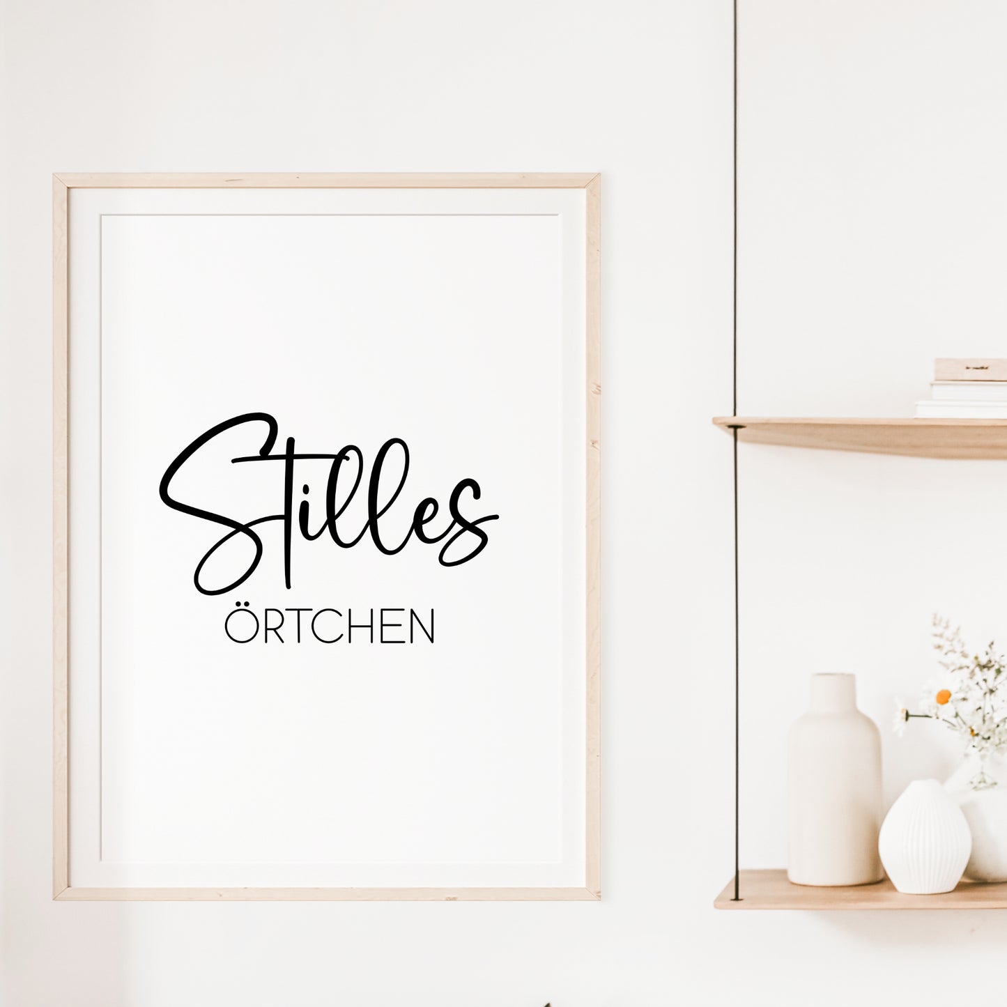Stilles Örtchen Poster Badezimmer Toilette Gäste WC