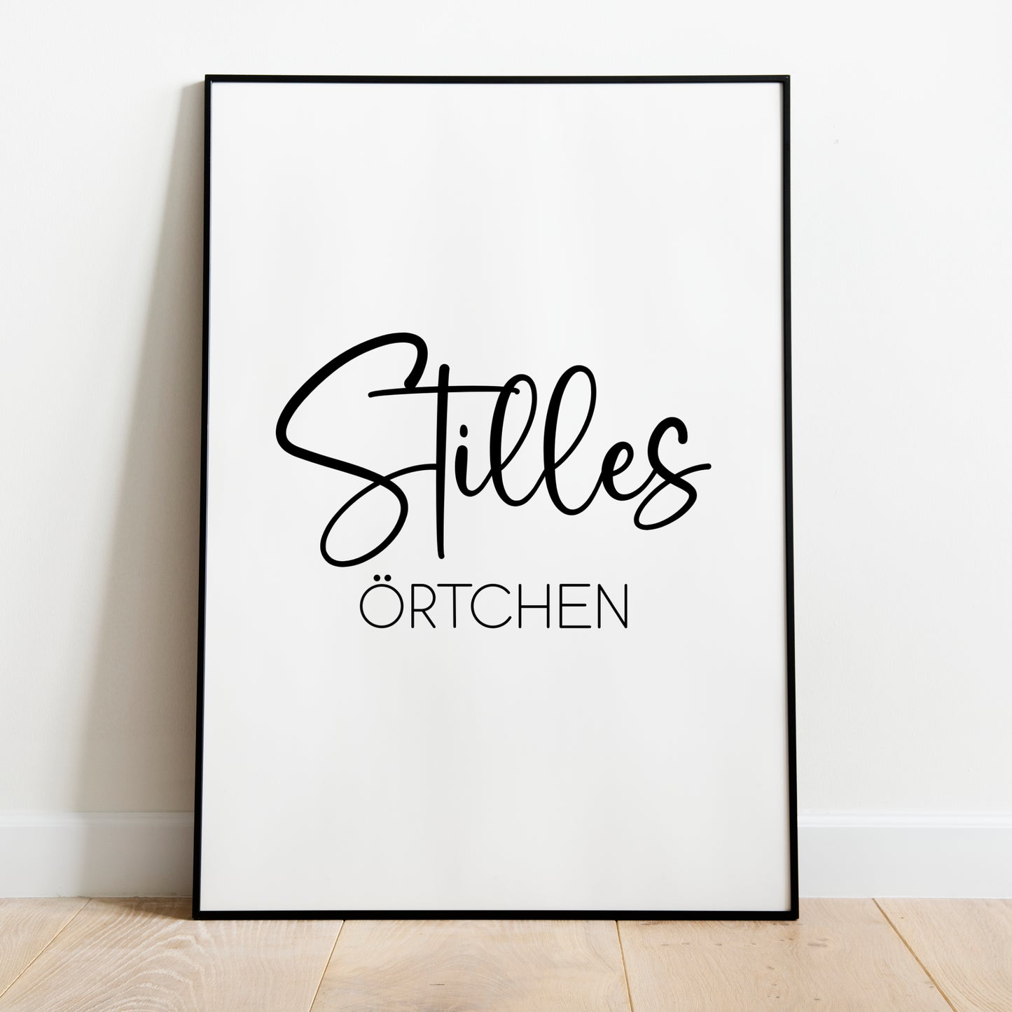 Stilles Örtchen Poster Badezimmer Toilette Gäste WC