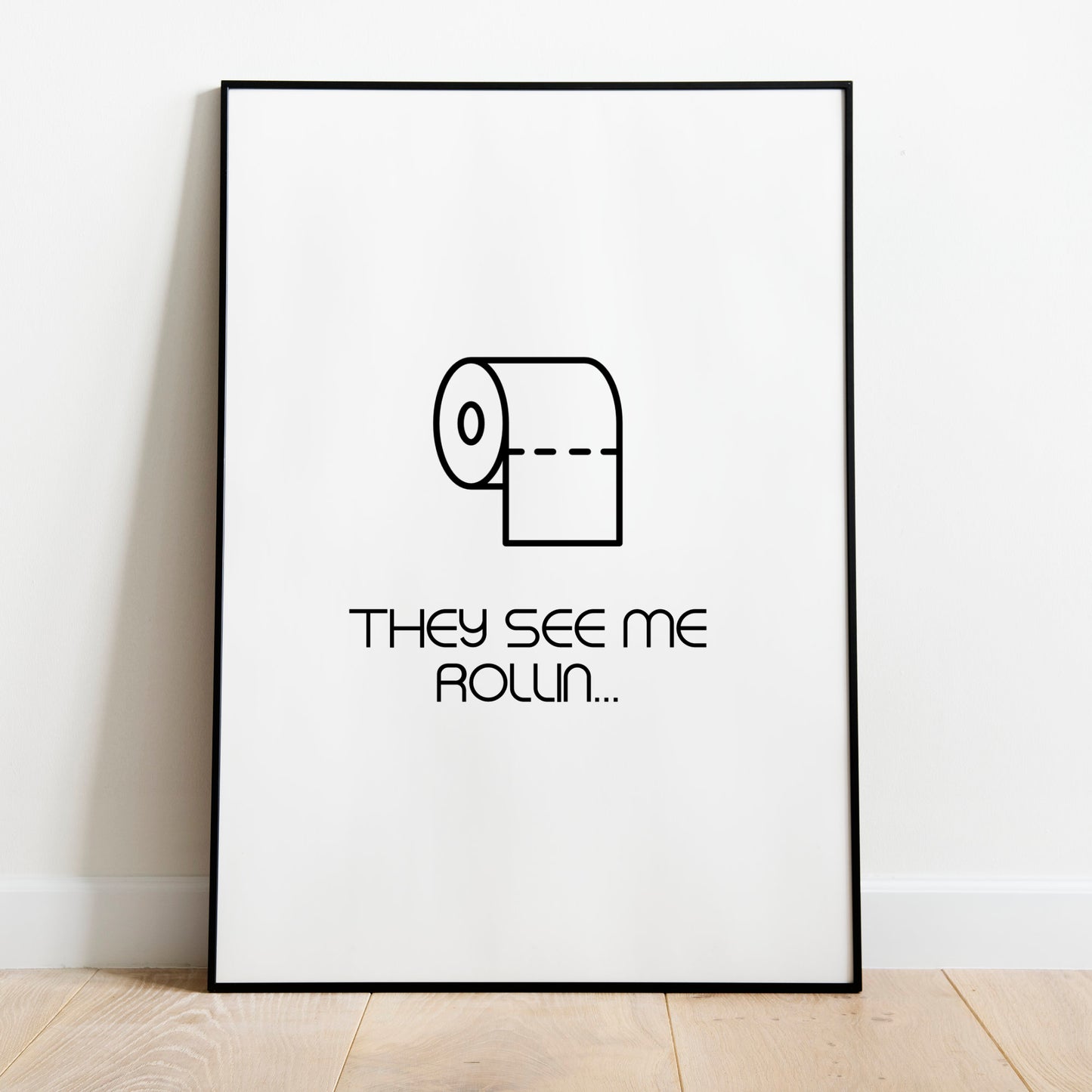 They see me Rollin Poster Badezimmer Toilette Gäste WC