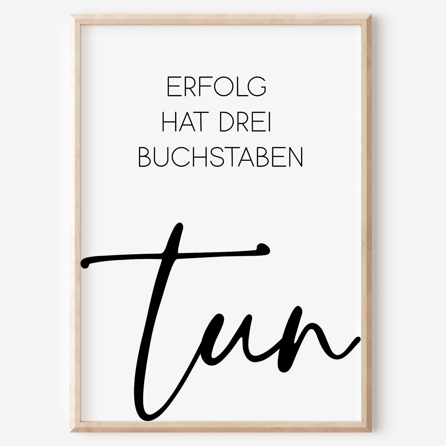 Arbeitszimmer Poster Home Office Büro Wanddeko Business Motivation Minimalistisch