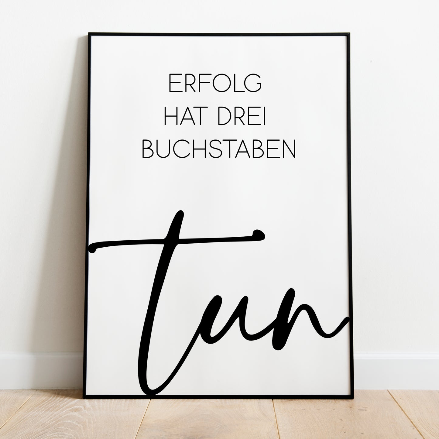 Arbeitszimmer Poster Home Office Büro Wanddeko Business Motivation Minimalistisch