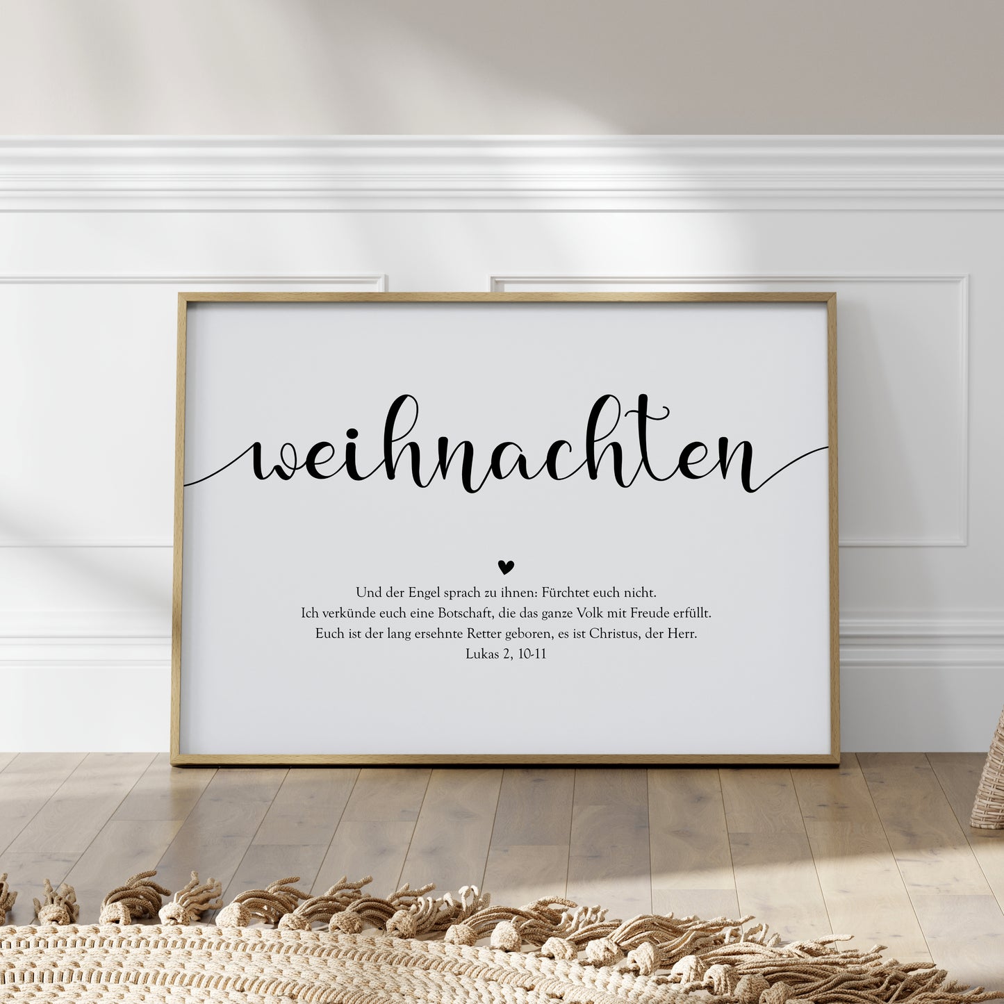 Weihnachten Poster Bibelvers Weihnachtsdeko Weihnachtsposter