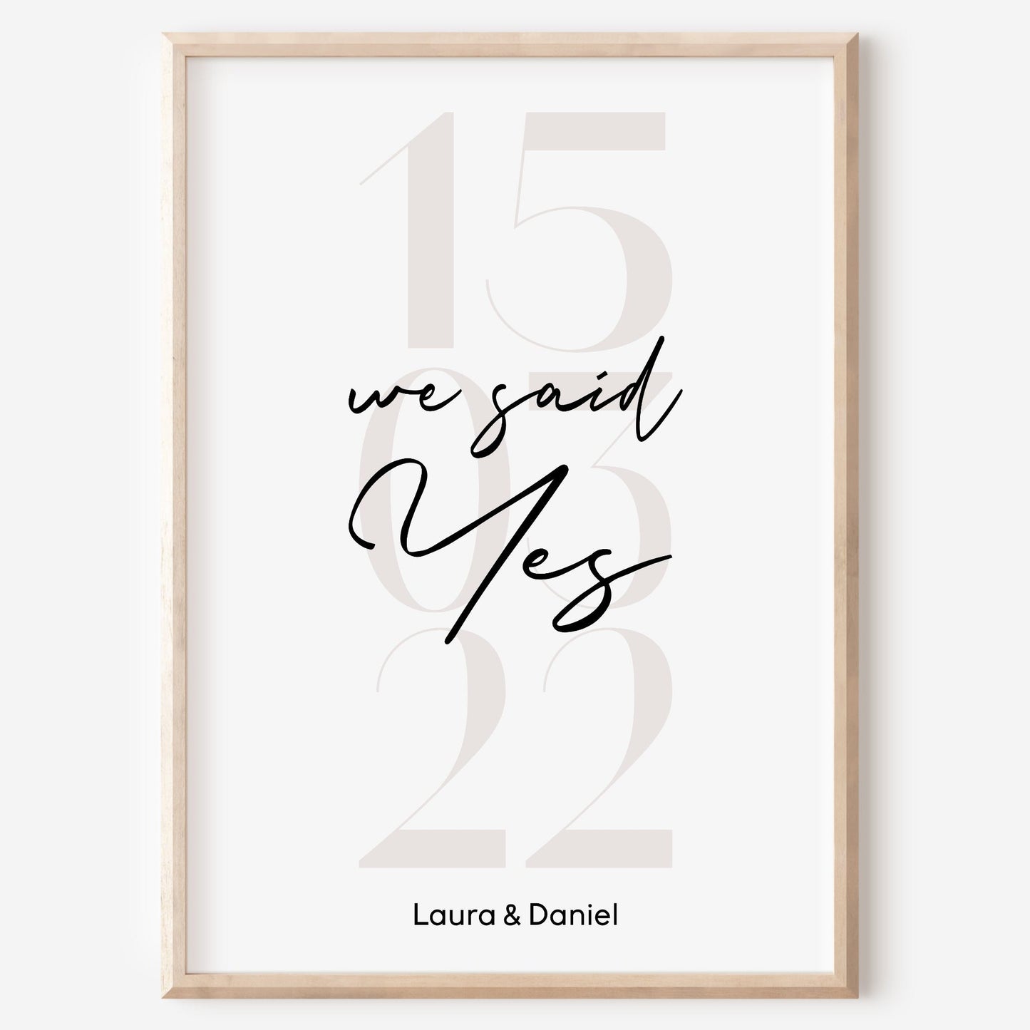 Poster Hochzeit Personalisiert Geschenk Hochzeitstag Verlobung Heirat