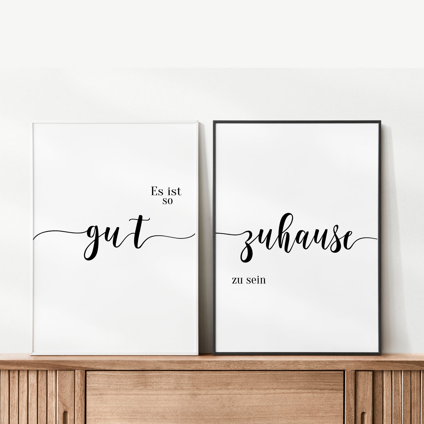 Es ist so gut 2er Set Poster Spruch Home Zuhause