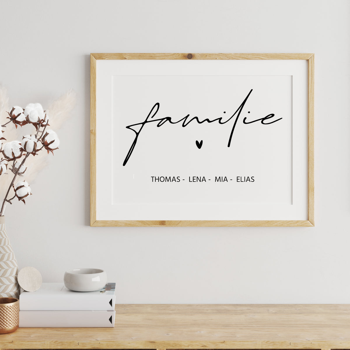 Familie Poster Zuhause Home personalisiert