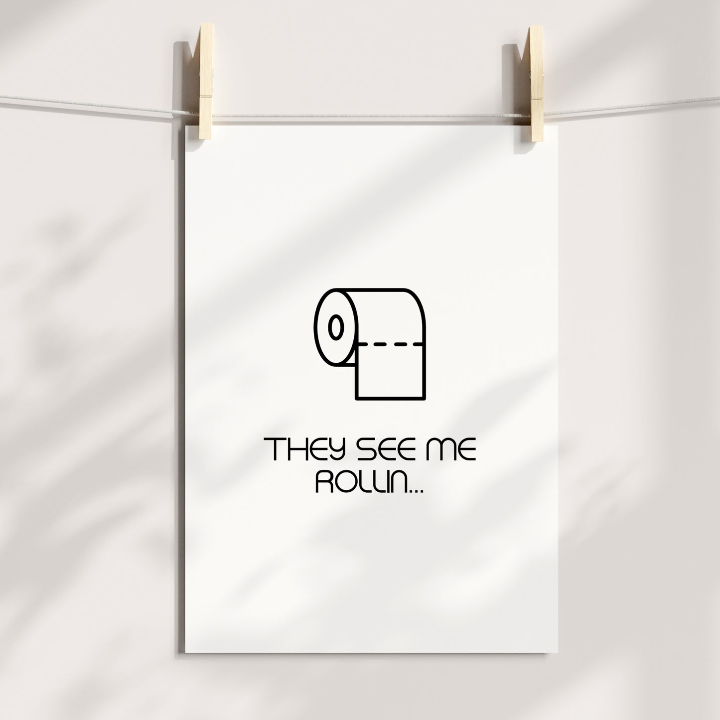 They see me Rollin Poster Badezimmer Toilette Gäste WC