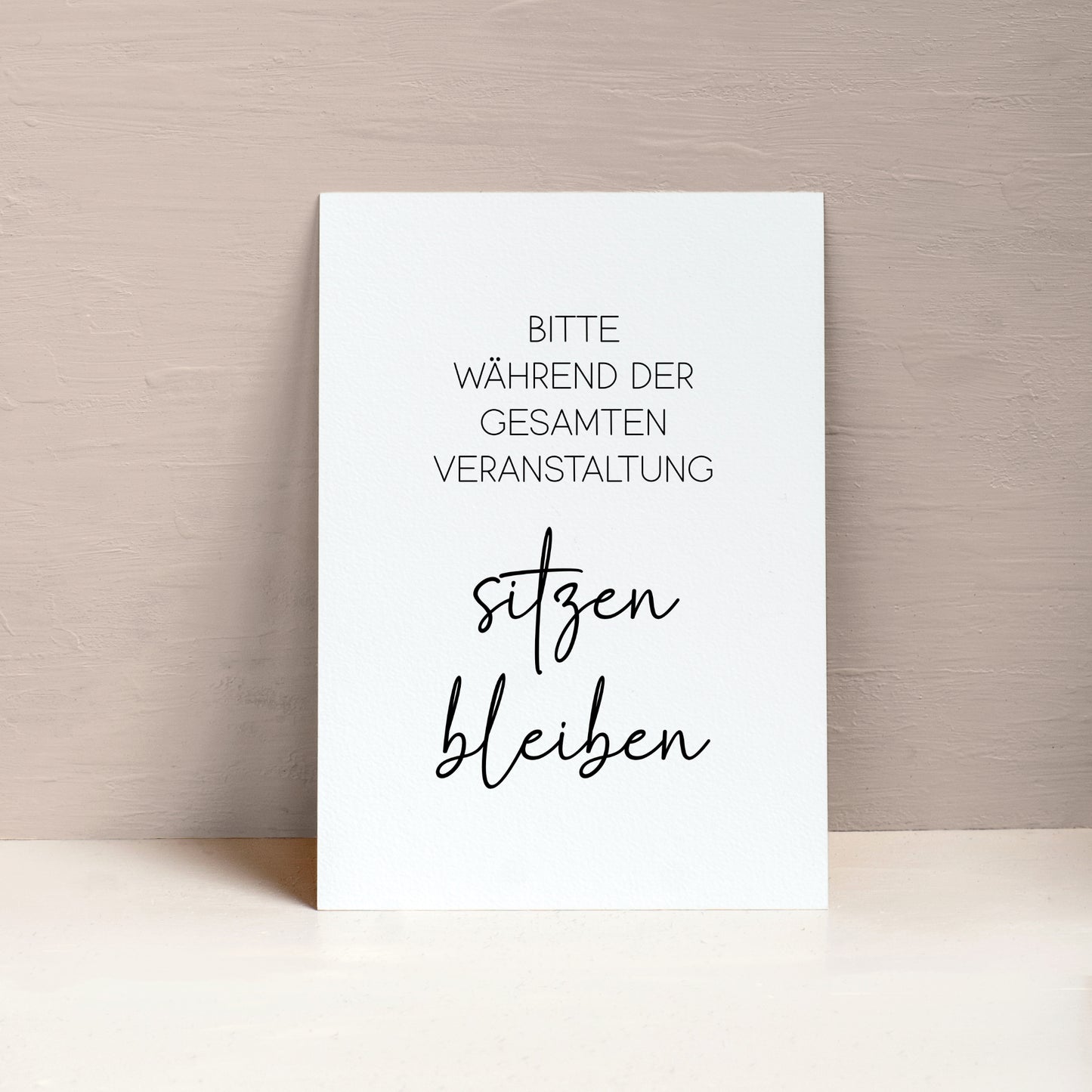 Sitzen Bleiben Poster Badezimmer Toilette Gäste WC