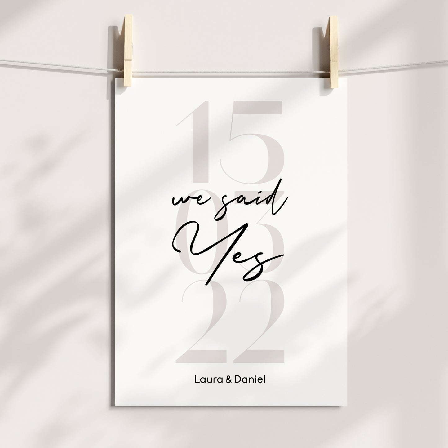 Poster Hochzeit Personalisiert Geschenk Hochzeitstag Verlobung Heirat