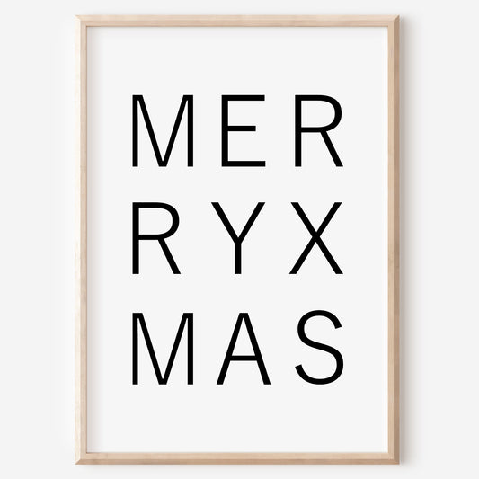 Weihnachten Poster XMAS Weihnachtsdeko Weihnachtsposter