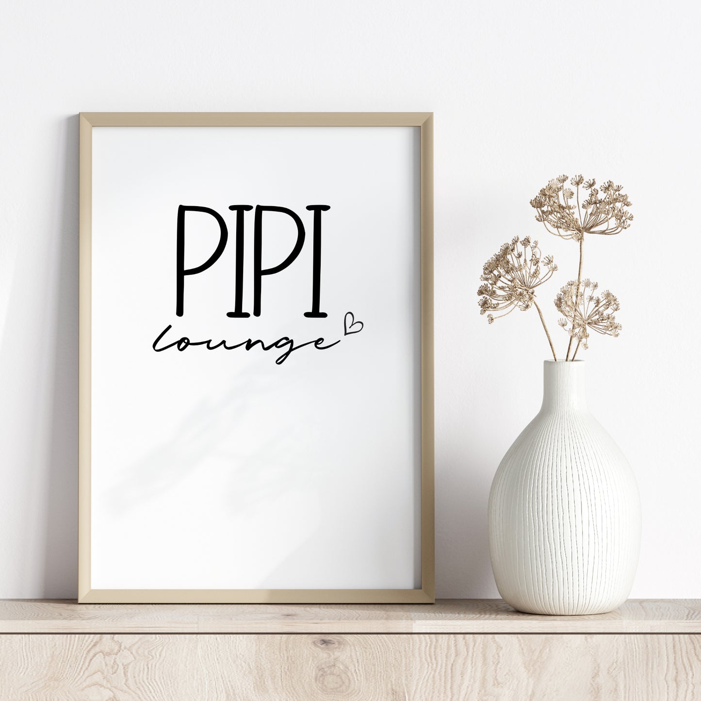 Pipi Lounge Poster Badezimmer Toilette Gäste WC