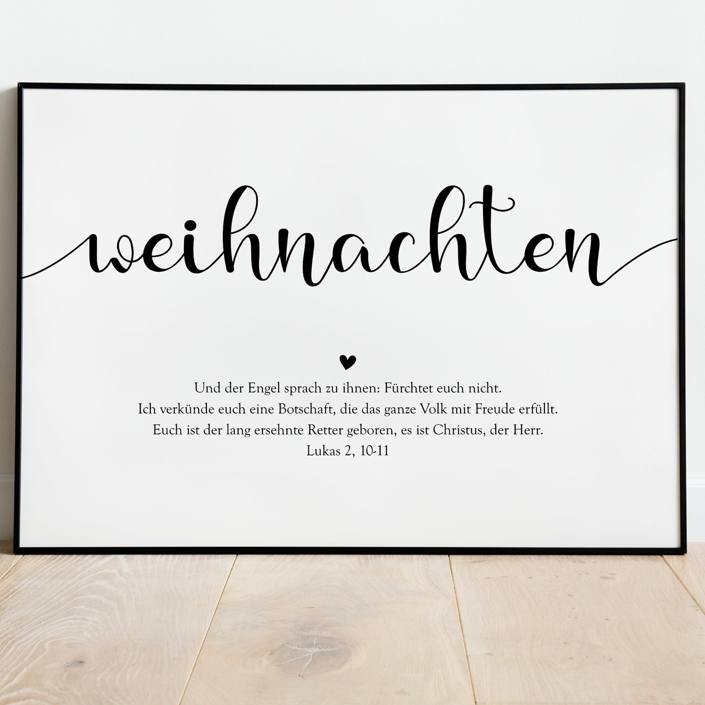 Weihnachten Poster Bibelvers Weihnachtsdeko Weihnachtsposter
