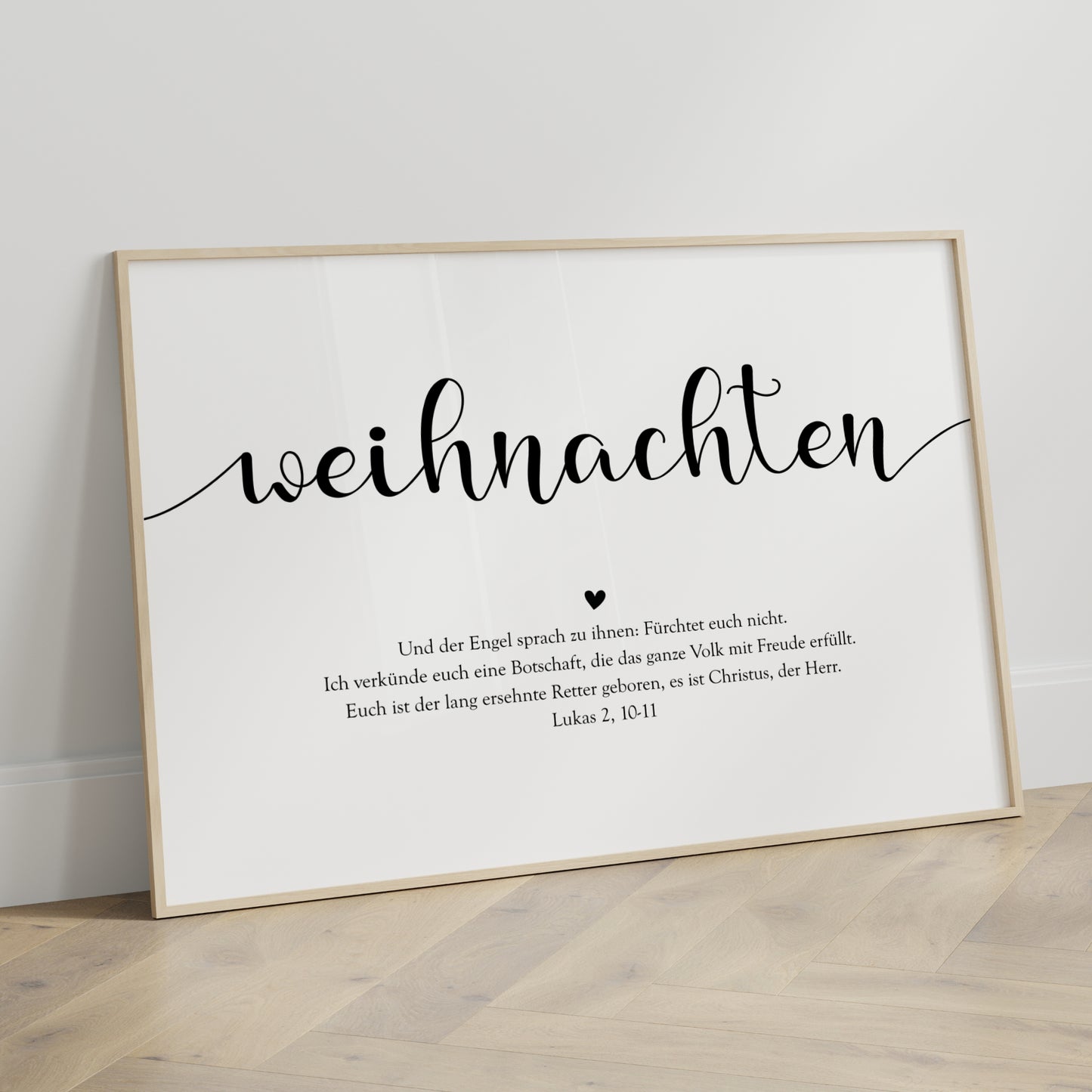 Weihnachten Poster Bibelvers Weihnachtsdeko Weihnachtsposter