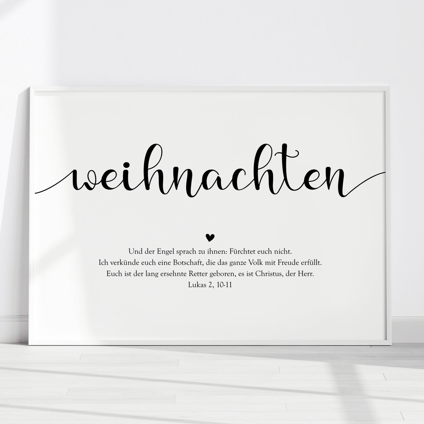 Weihnachten Poster Bibelvers Weihnachtsdeko Weihnachtsposter