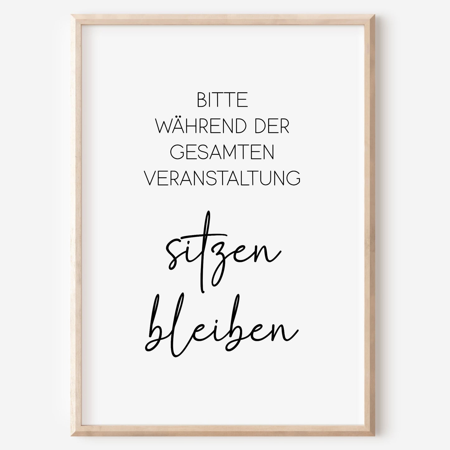 Sitzen Bleiben Poster Badezimmer Toilette Gäste WC